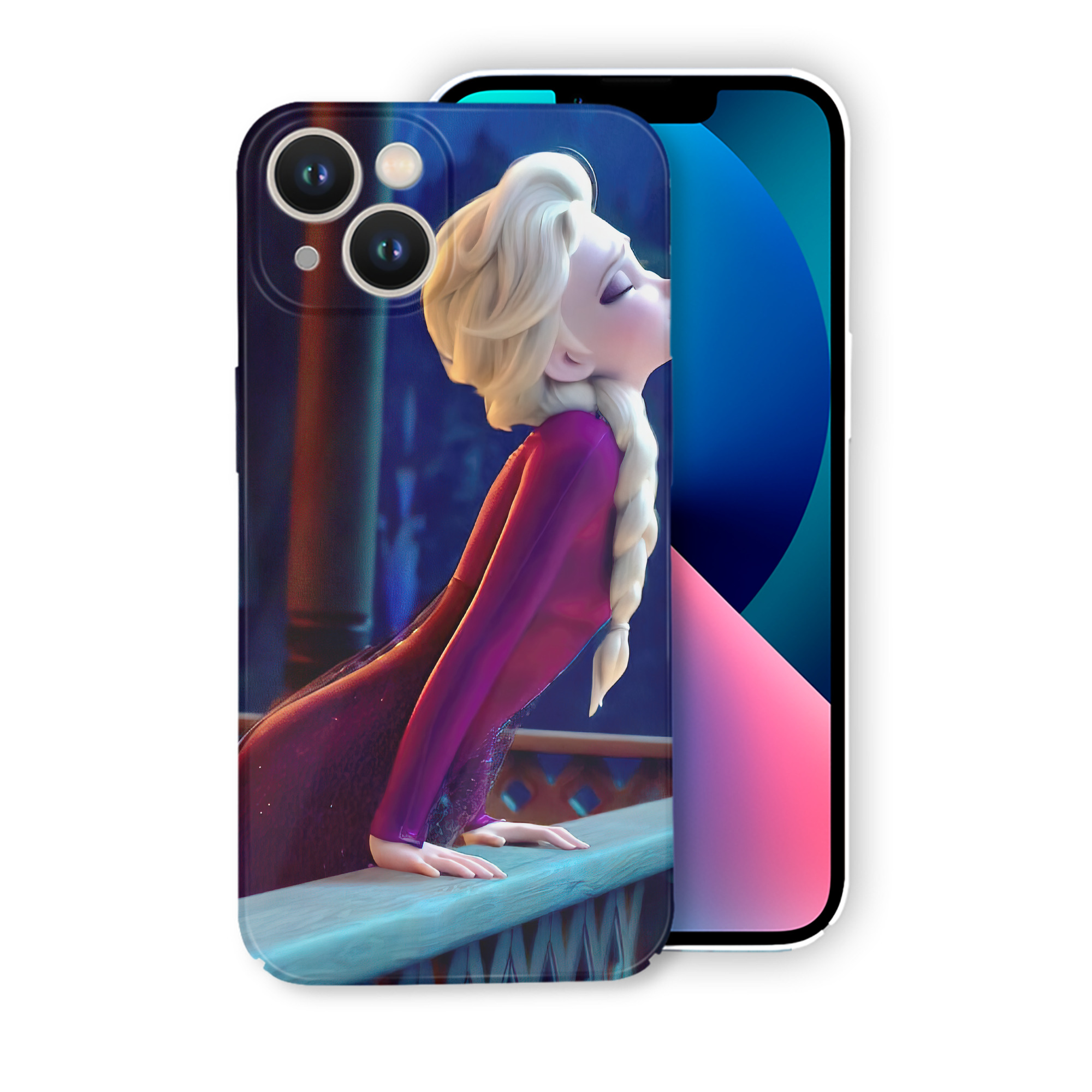 （画像用） アナと雪の女王 アンナ エルサ Frozen Anna Elsa 【iPhone 14シリーズ対応】ハードケース